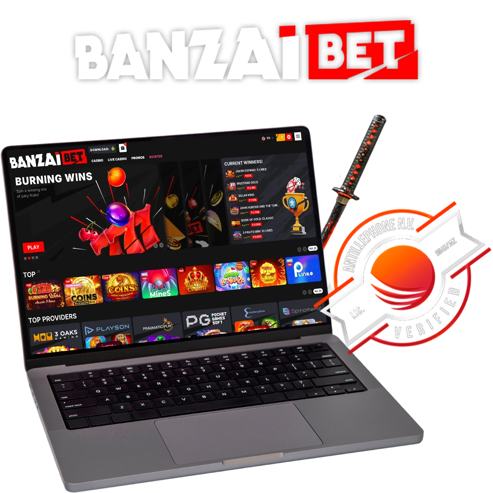 Find out more about Banzai Bet's Curaçao casino licence.