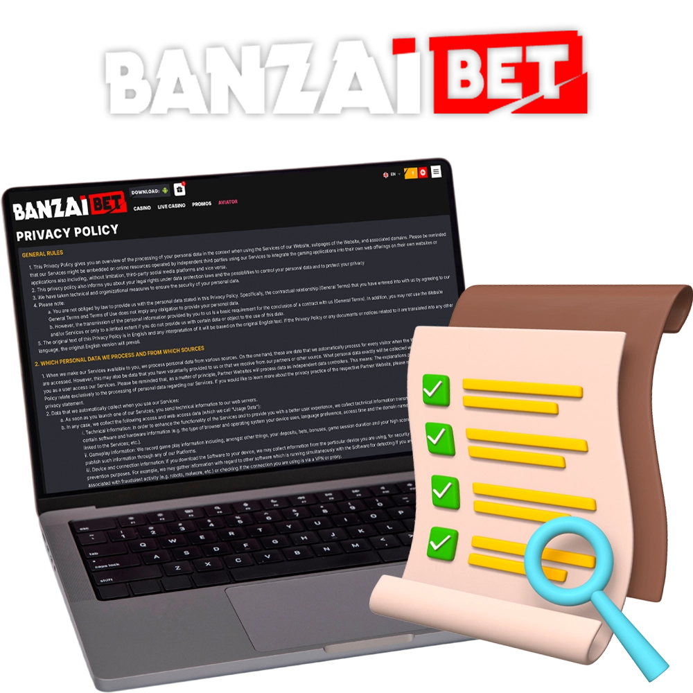 Read the Banzai Bet casino's privacy policy.